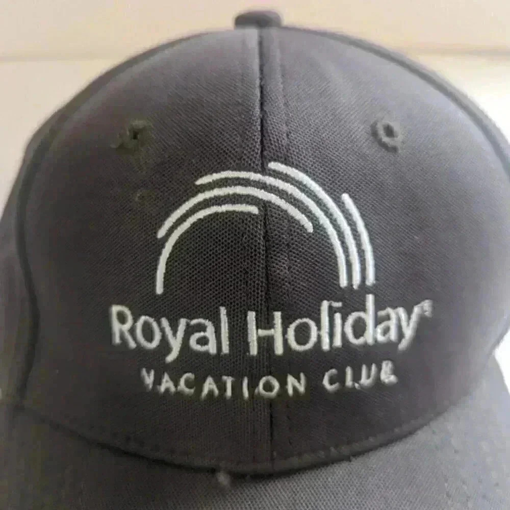 BNWOT Royal Holiday Vacation Club Grey Adjustable Cap - Picture 2 of 11